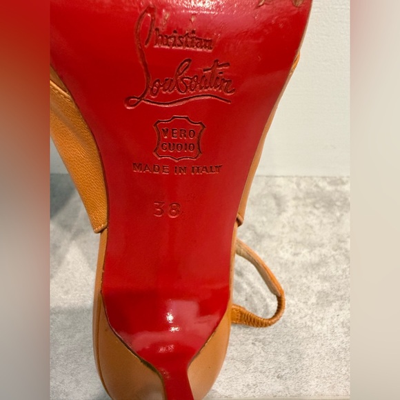 Christian Louboutin Sling Shoe Size 38 - Picture 2 of 5